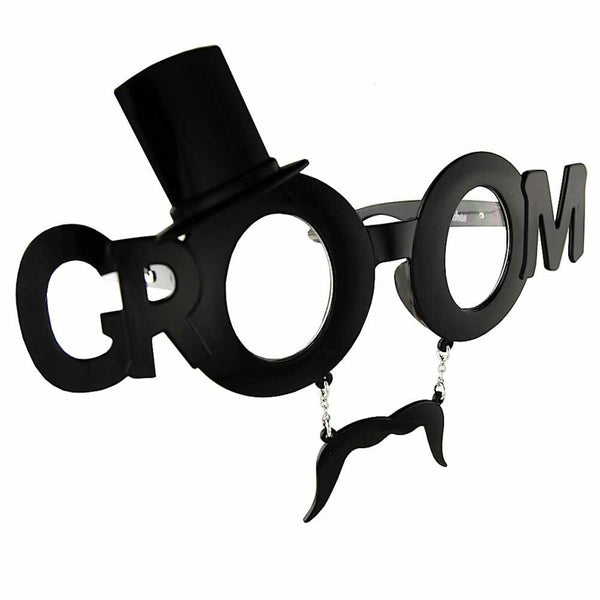 Groom Glasses with Mustache | Sun-Staches